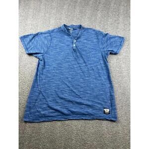 Pony Men's T-Shirt Size Large Blue Short Sleeve Casual